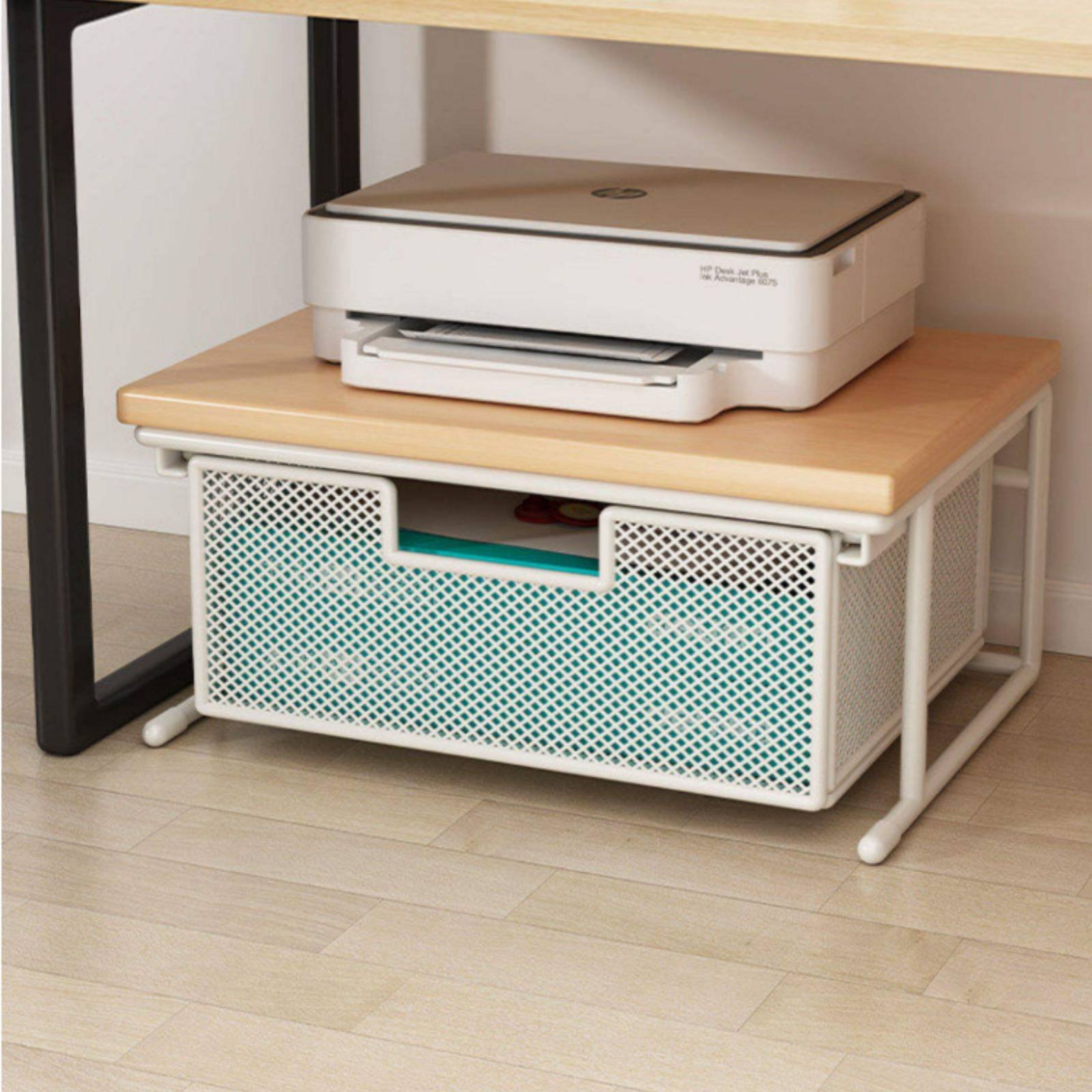 Printer Stand - Çekmeceli Yazıcı Sehpası Yer Tasarruflu Masaüstü