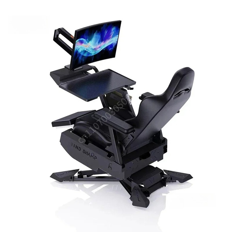 Standing Desk - Yatarlı Oyun İstasyonu Kokpiti, Entegre Ergonomik
