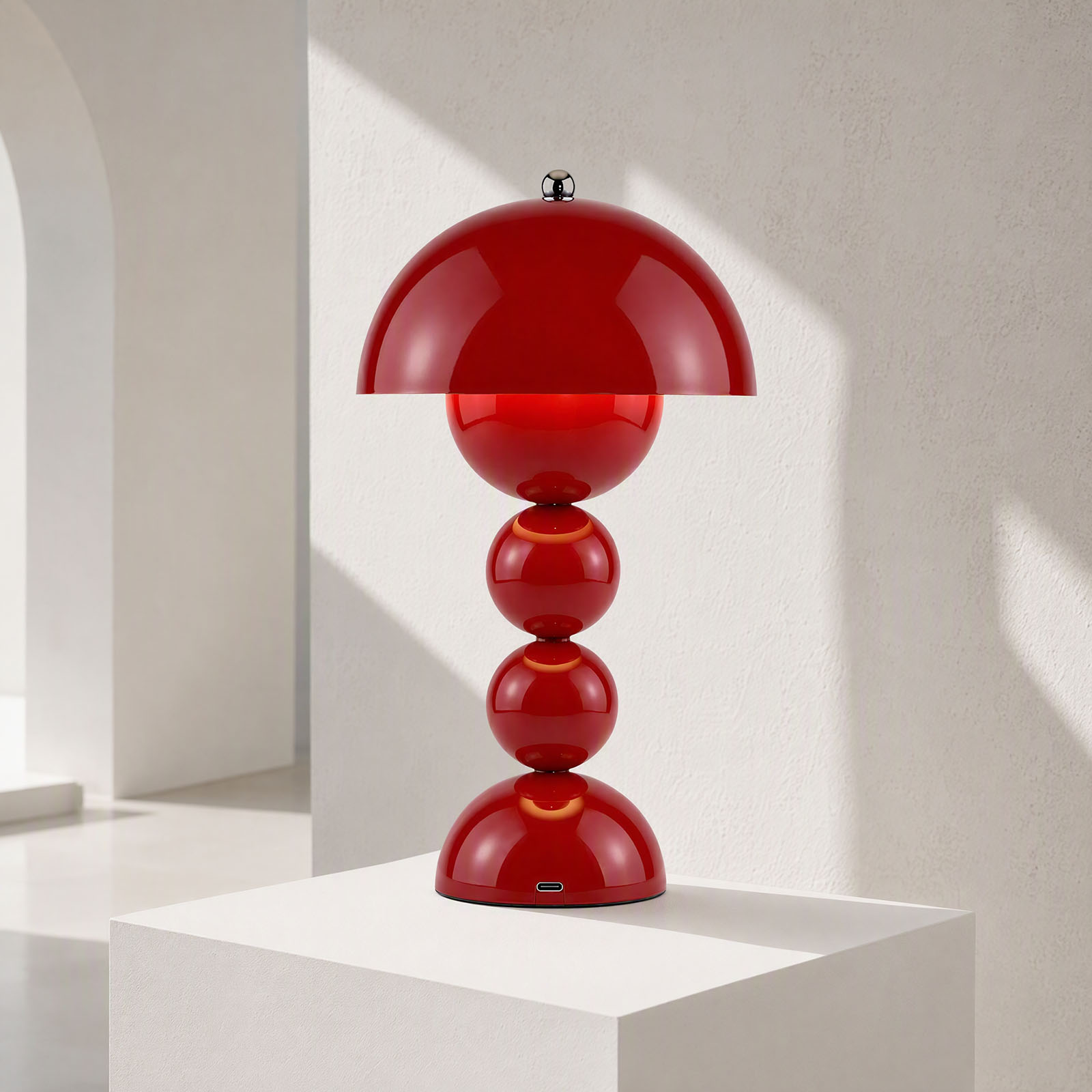 Desk Lamp - Vintage Mantar Masa Lambası USB LED
