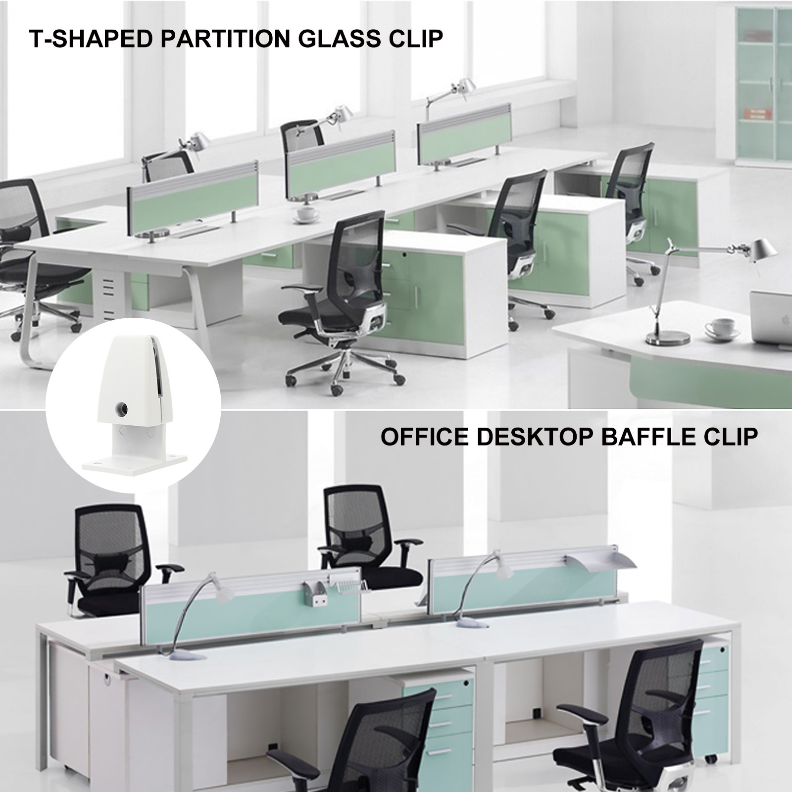 2 Adet Masa Bölücü Kelepçesi,  - Partition Screen Divider incelemesi ve fiyatı