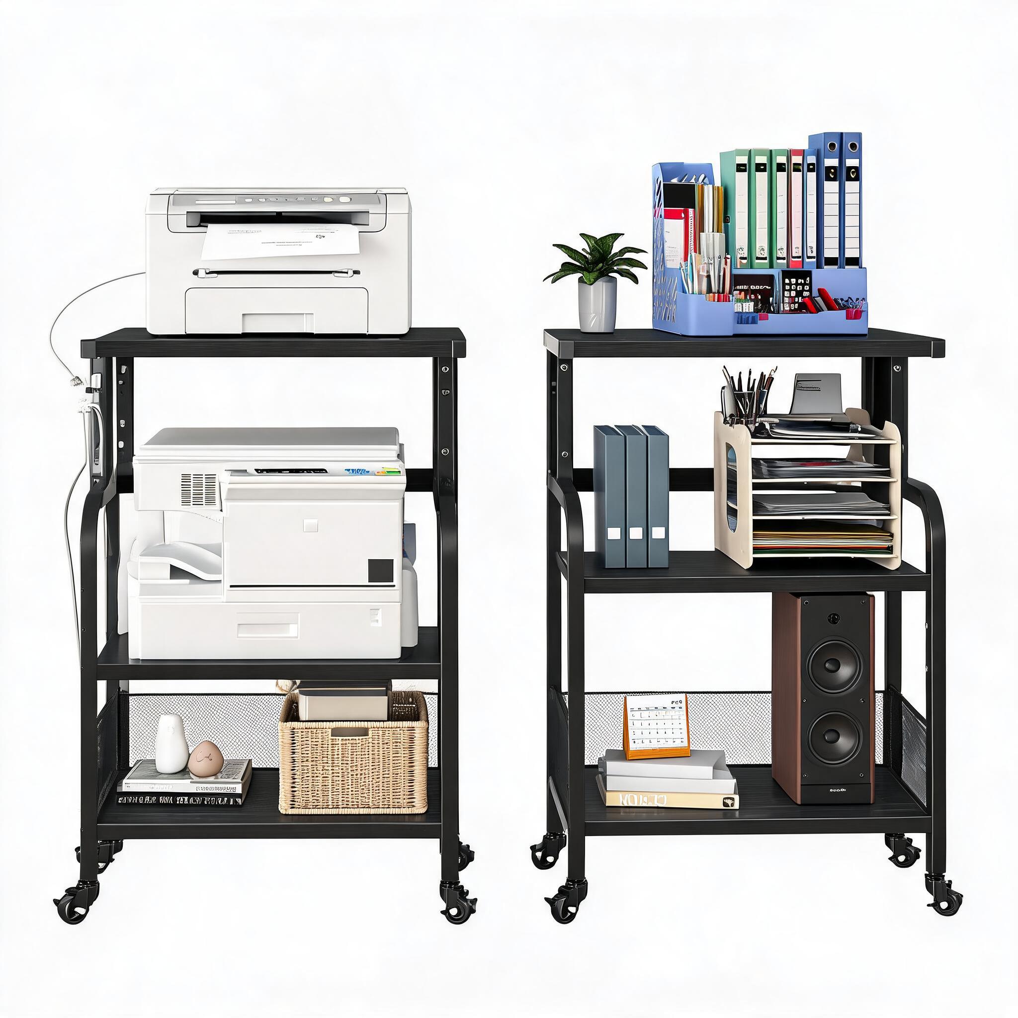 3 Katlı, Güç Prizleri ve USB Ş - Printer Stand incelemesi ve fiyatı